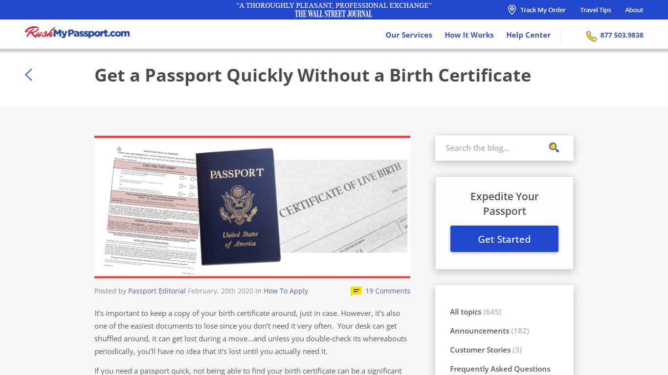 Get a Passport Quickly Without a Birth Certificate